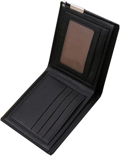 Miniatura 5 de Jujutsu Kaisen - Carteras cortas de piel sintética de dibujos animados para tarjetas de identificación de anime, monederos Harajuku para hombres