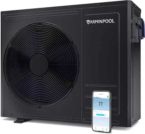 Miniatura 15 de Bomba de calor de piscina de 16000 BTU para piscinas sobre el suelo de hasta 5,400 galones, calentador eléctrico de piscina de 110 V con inversor