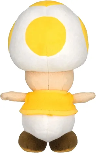Miniatura 4 de Sanei Super Mario All Star Collection AC32 - Peluche de sapo amarillo de 8 pulgadas