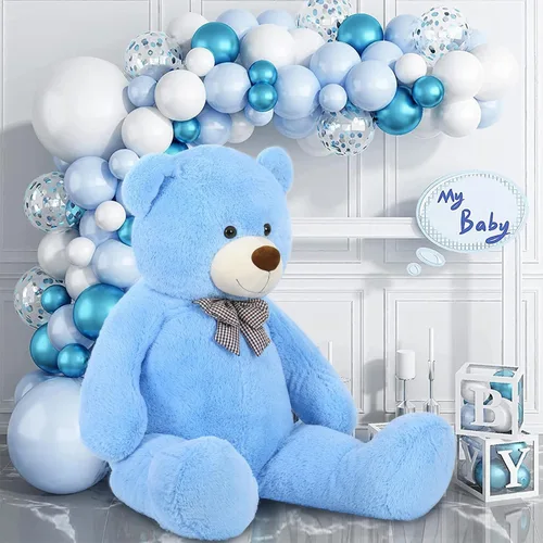 Miniatura 5 de MaoGoLan Oso de Peluche Teddy Gigante, Animal de Peluche Grande de Tamaño Real, 5 Pies, Suave y Esponjoso Gran Regalo de Oso Teddy para Baby Shower