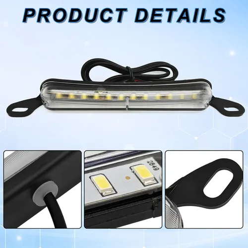 Miniatura 3 de Luces LED universales para matrícula, azul (6000 K), extremadamente brillantes, para automóvil, remolque, UTV, ATV, camión, RV, barco