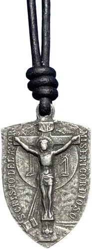 Miniatura 10 de Collar de oro con crucifijo de la Virgen María Jesús – Medalla de los Milagros de Mujer, Medalla de Plata para Hombres, Joyería Religiosa, Regalos