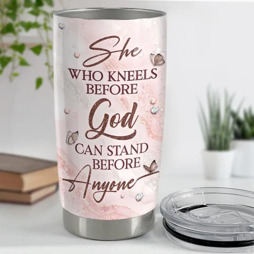Miniatura 4 de SANDJEST Vaso personalizado Reina Negra de la Fe con Biblia de 20oz/30oz con tapa, regalo para mujeres afroamericanas, chica negra, aliento
