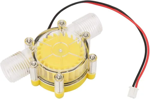 Miniatura 8 de Generador de turbina de bomba, generador de turbina de agua Micro hidroeléctrico, micro turbina hidráulica con amarillo (5V)