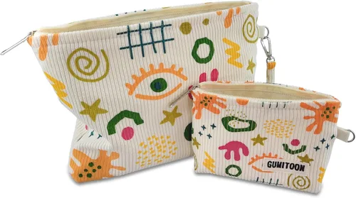 Miniatura 14 de 2 bolsas de cosméticos, bolsa de maquillaje para mujeres, organizador estético, artículos de aseo esenciales de viaje, artículos de aseo