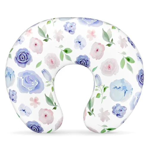 TANOFAR Funda de almohada de lactancia, funda de almohada elástica y extraíble, ultra suave, se adapta perfectamente a la funda de almohada de