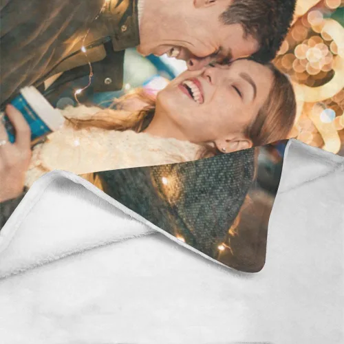 Miniatura 5 de HUGLAZY Manta personalizada con fotos y texto, manta de franela para parejas de adultos, regalo para cumpleaños, Día del Padre, Día de la Madre, Día