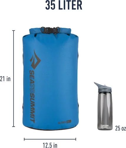 Miniatura 7 de Sea to Summit Big River Dry Bag, Ultra-Durable Roll-Top Dry Storage Azul Real
