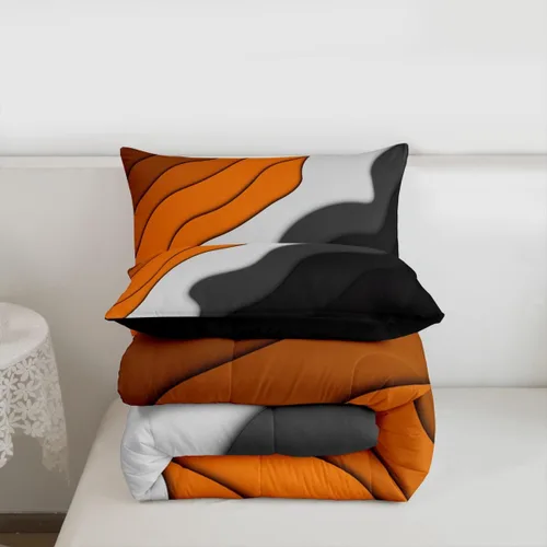 Miniatura 7 de Erosebridal Juego de ropa de cama abstracta con diseño de olas marinas tamaño Queen, juego de edredón y juegos de ropa de cama con temática de playa