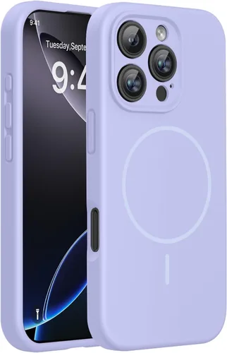 Miniatura 24 de Miracase Funda diseñada para iPhone 13, con protector de pantalla de vidrio templado, forro de microfibra suave antiarañazos, funda de goma