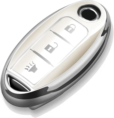 Miniatura 20 de Tukellen Compatible con Nissan - Funda para llavero de TPU suave para Infiniti X-Trail Rogue Altima Quest Pathfinder Sentra Patrol CIMA Fuga Armada