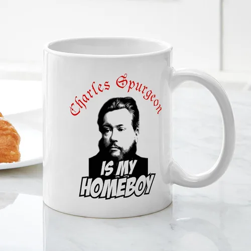 Miniatura 3 de CafePress Spurgeon Homeboy - Taza de café de cerámica de 11 oz (11.0 fl oz)