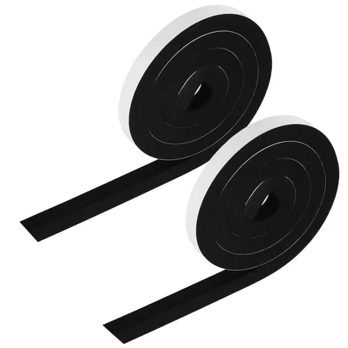 Miniatura 12 de Cinta de espuma de alta densidad, tira de sellado impermeable, tiras CR de neopreno, adhesivo de una sola cara, sello de EVA 1 pulgada de ancho x