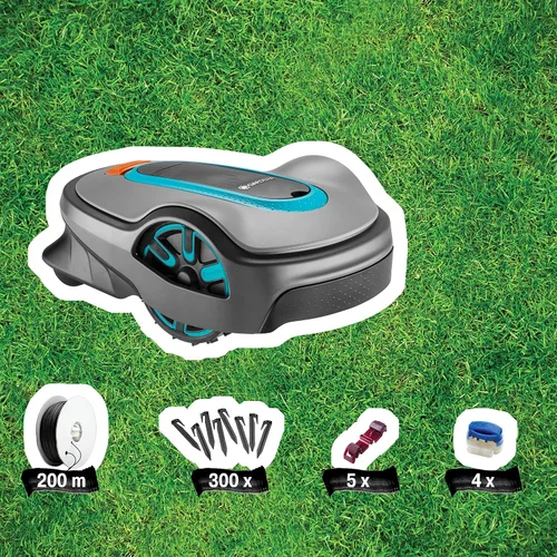 Miniatura 6 de GARDENA 15101-41 SILENO Life - Cortacésped robótico automático, con aplicación Bluetooth y cable delimitador, uno de los más silenciosos de su