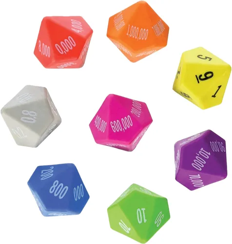 Miniatura 2 de Teacher Created Resources Paquete de 8 dados de valor posicional