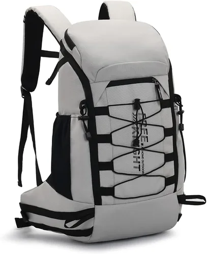 Miniatura 11 de Bseash Mochila impermeable de 40 L para senderismo y campamento con cubierta para lluvia, mochila de viaje para deportes al aire libre para esquí