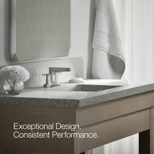 Miniatura 8 de Kohler 97031-4-BN Taut - Grifo para lavabo de baño, 1.2 gpm, níquel cepillado vibrante Vibrant Brushed Nickel