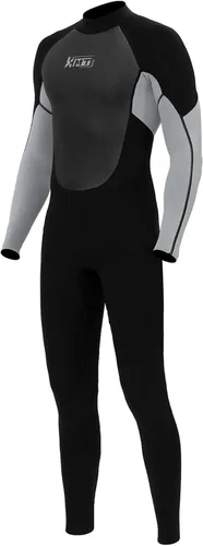 Miniatura 3 de KMT Traje de neopreno para hombre, de 0.157 pulgadas (3/0.079 in), ultra flexibles, con cremallera trasera, para mantener el calor en agua fría