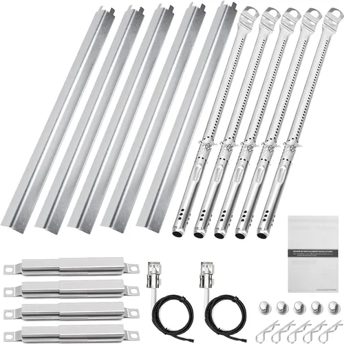 Miniatura 9 de Piezas de repuesto para parrilla Charbroil Performance de 5 quemadores 463448021 463450022 463451022, de 4 quemadores 463365021 463352521, Las