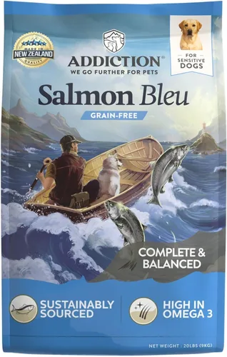 Miniatura 9 de Addiction Salmon Bleu - Alimento seco para perros sin granos, rico en prebióticos para apoyar la piel, el pelaje y la salud cognitiva, receta