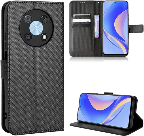 Funda de piel sintética para Huawei Nova Y90, funda con tapa para Huawei Nova Y90 / Enjoy 50 Pro CTR-AL00, color negro