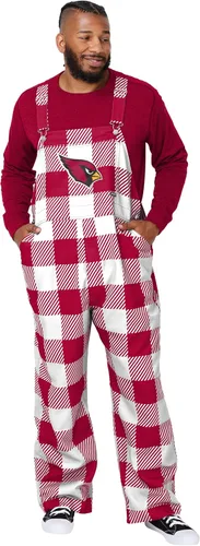 Miniatura 8 de FOCO NFL mens Nfl Team Logo Plaid Bib Overalls