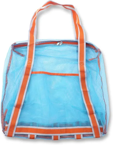 Miniatura 2 de LEAFOREST Bolsa de playa grande con cremallera, bolsa de malla ligera para juguetes de arena de piscina