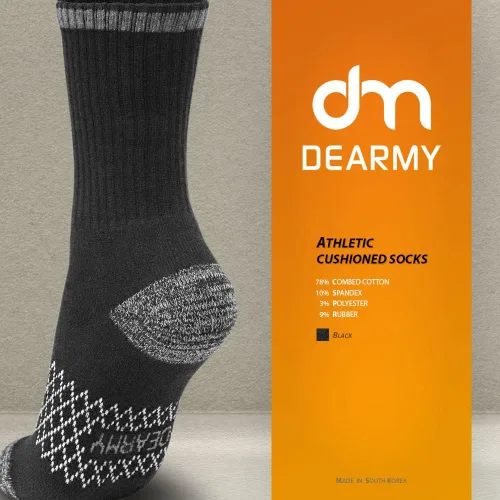 Miniatura 4 de DEARMY Calcetines deportivos de senderismo para mujereshombres los mejores regaloscalcetines deportivos acolchados que absorben la humedad 5 pares