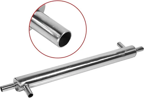 Miniatura 4 de Fdit Condensador del destilador más fresco, tubo externo del tubo de enfriamiento del acero inoxidable 304 para la cervecería casera