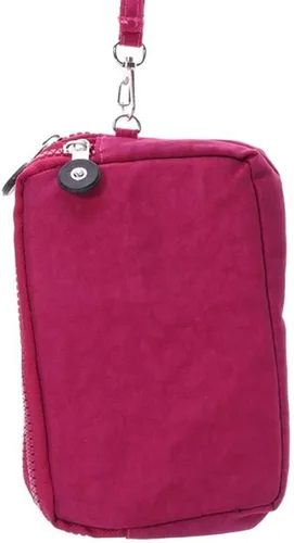 Miniatura 4 de Bolso de mano pequeño para iPhone 14, 13 Pro 12 Galaxy S23 S22 S21 S20 S21 Fe S22 Plus A53 5G, Rosa Rojo, Pequeño
