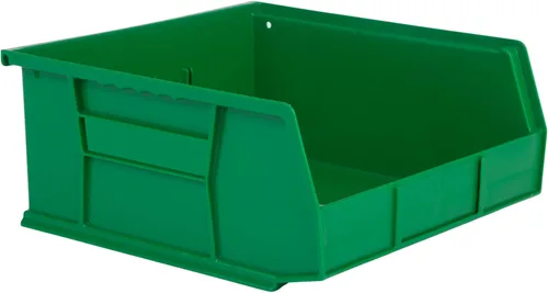 Miniatura 23 de Hudson Exchange - Contenedores apilables de plástico de 11 x 11 x 5 pulgadas y contenedores para colgar (color amarillo, 1 unidad)