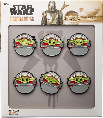 Star Wars The Mandalorian Season 2 The Child in the Carriage - Edición limitada a base de metal con esmalte 6 pines de solapa exclusivo de Tienda