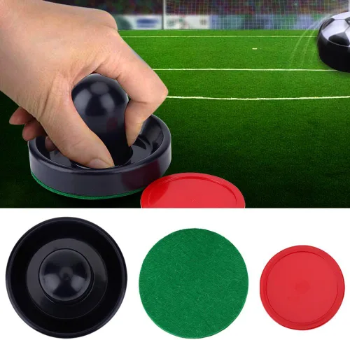 Miniatura 3 de Juego de discos de hockey de aire, empujadores de hockey de aire de 3.7 pulgadas y kit de discos de hockey de aire de 2.5 pulgadas para juego