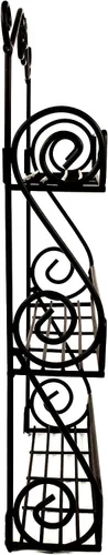 Miniatura 5 de FitWell - Estante de especias de pared con desplazamiento de 3 niveles, gabinete de especias tradicional y cocina, organizador de belleza y esmalte