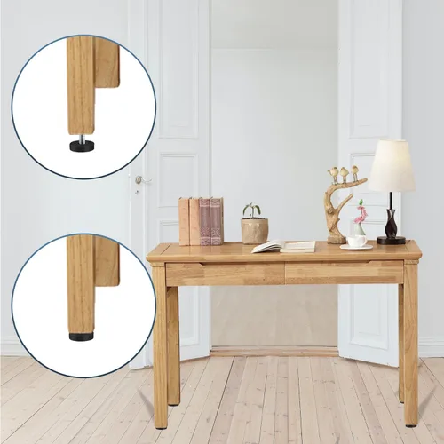 Miniatura 5 de AIEX 24 niveladores de muebles, patas niveladoras ajustables con tuercas en T atornilladas antideslizantes para patas de muebles para mesa, silla