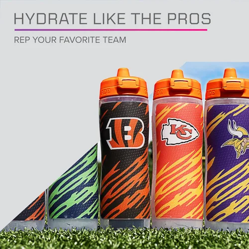 Miniatura 2 de Gatorade Gx NFL - Botellas antideslizantes para apretar, 30 onzas líquidas, sistema de hidratación Gx
