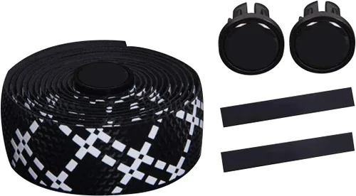Miniatura 12 de 2 rollos de cintas de manillar de bicicleta de gel de sílice con tapones de barra para bicicleta de carretera montaña ciclismo