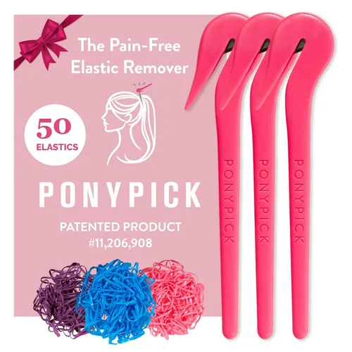 Miniatura 10 de THE PONY PICK - Herramienta de corte de bandas elásticas para el cabello, fácil de usar, sin dolor, sin daños en el cabello, herramienta de corte