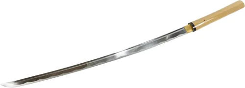 Miniatura 2 de Espada japonesa Samurai Shirasaya Katana filosa hecha a mano con saya de madera de alto brillo