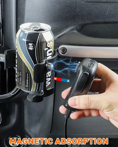 Miniatura 4 de Savadicar JK - Soporte multifunción para teléfono y bebidas, 3 en 1, soporte organizador atornillado, compatible con Jeep Wrangler JK JKU 2011-2018
