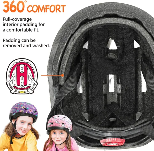 Miniatura 4 de MOUNTALK - Casco de bicicleta para niños/bebés, para niños de 1/2/3/4/5/6/7/8 años, cascos para niños de 5-8/8-14 años, cascos de patineta