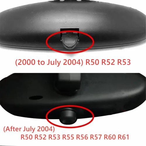 Miniatura 3 de Funda para espejo retrovisor interior de automóvil, compatible con MINI Hatchback Convertible Countryman Paceman DC02