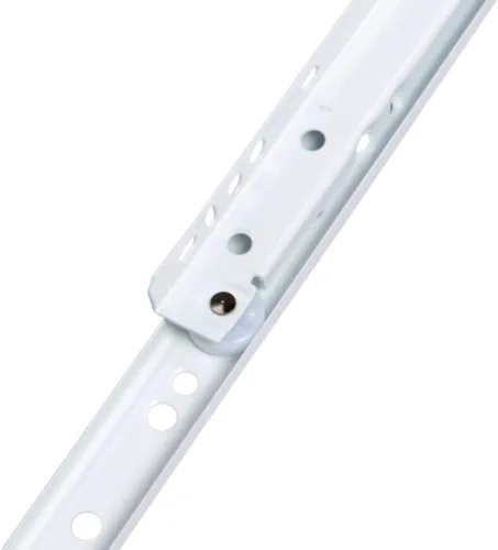 Miniatura 4 de Diapositivas de cajón de montaje inferior de acero con revestimiento blanco de 12 pulgadas