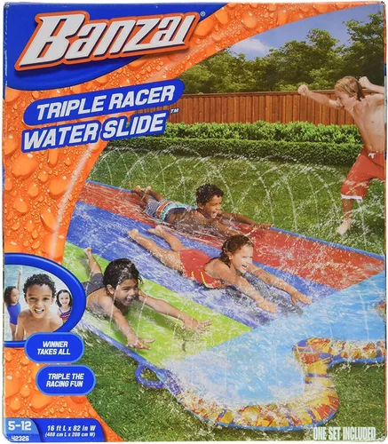 Miniatura 2 de Banzai 42329 Triple Racer tobogán de agua