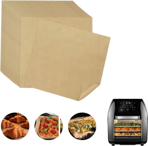 Miniatura 8 de Forros desechables para freidora de aire compatibles con CHEFMAN 10 cuartos de galón, accesorios digitales multifuncionales para freidora de aire