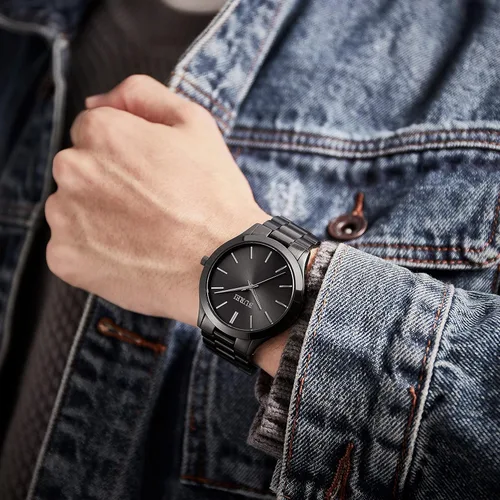 Miniatura 4 de BUREI Men Watches Gifts for Men Fashion Stainless Steel Analog Quartz Waterproof Watches for Mens