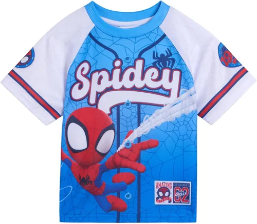 Miniatura 3 de Marvel Conjunto de camiseta y pantalones cortos, tallas de niño a niño grande (2T - 16)