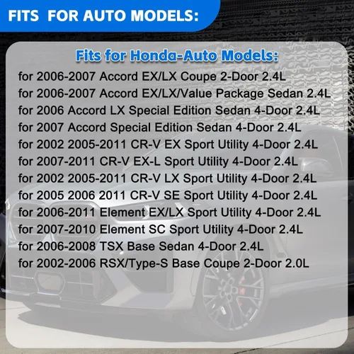 Miniatura 3 de Bomba de dirección asistida para Honda 2006-2007 Accord 2.4L, para CRV 2.4L 2002-2011, para 2006-2011 Element 2.4L, para RSX 2.0L 2002-2006