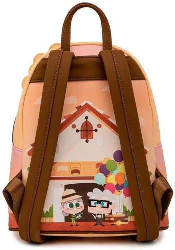 Miniatura 2 de Loungefly Disney Pixar Up Working Buddies - Bolso de hombro con doble correa para mujer Multi Bordado