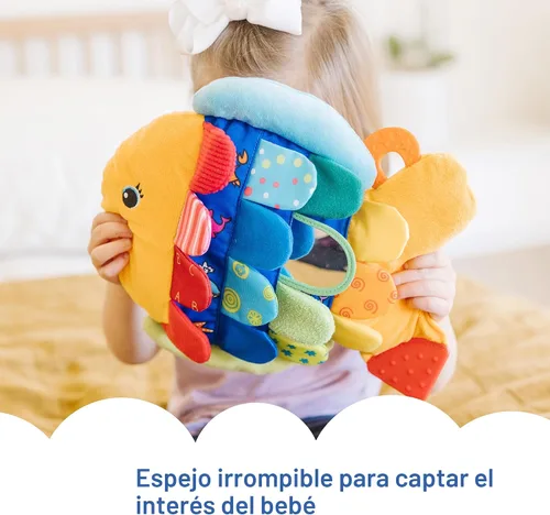 Miniatura 7 de Melissa & Doug Flip pescado suave juguete de bebé.